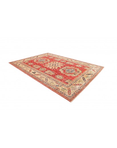 Tappeto Kazak Fine Pakistan marrone grigio 240x314