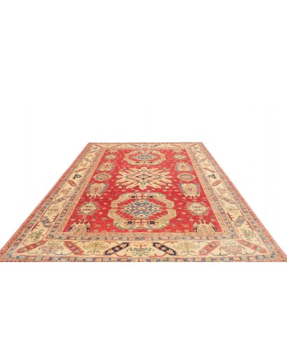 Tappeto Kazak Fine Pakistan marrone grigio 240x314