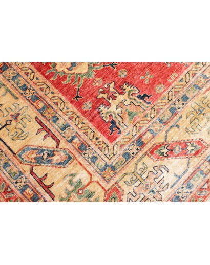Tappeto Kazak Fine Pakistan marrone grigio 240x314