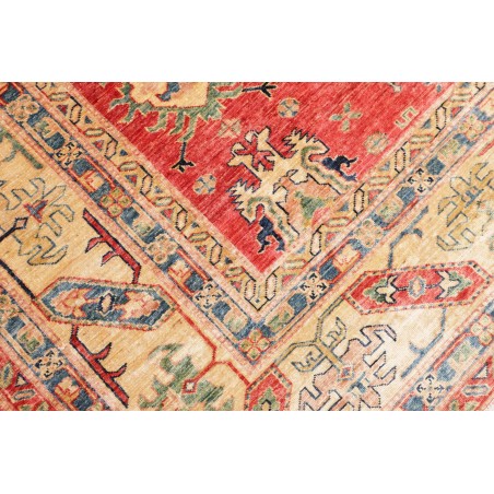 Tappeto Kazak Fine Pakistan marrone grigio 240x314