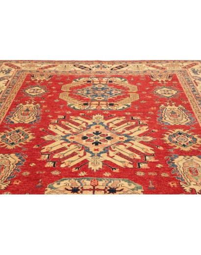 Tappeto Kazak Fine Pakistan marrone grigio 240x314
