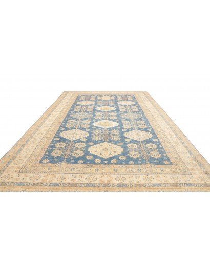 Tappeto Kazak Fine Pakistan beige giallo 308x424
