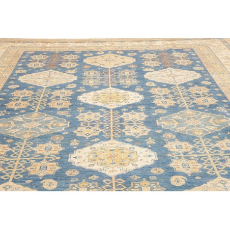 Tappeto Kazak Fine Pakistan beige giallo 308x424