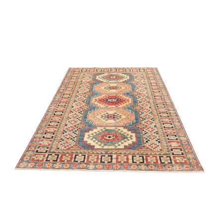 Tappeto Kazak Fine Pakistan beige grigio 146x205