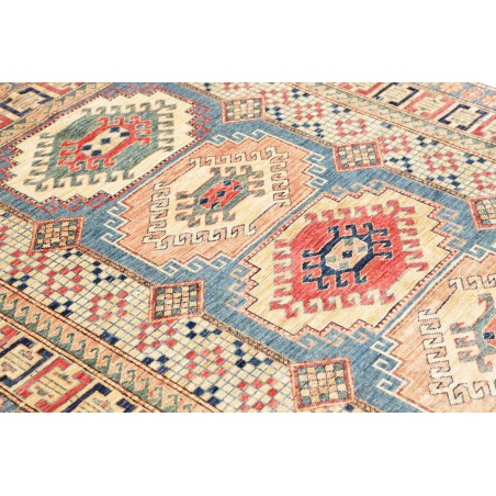 Tappeto Kazak Fine Pakistan beige grigio 146x205