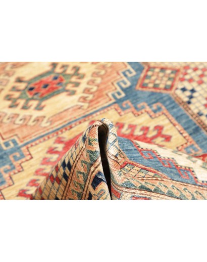Tappeto Kazak Fine Pakistan beige grigio 146x205