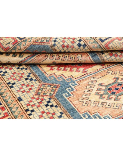 Tappeto Kazak Fine Pakistan beige grigio 146x205