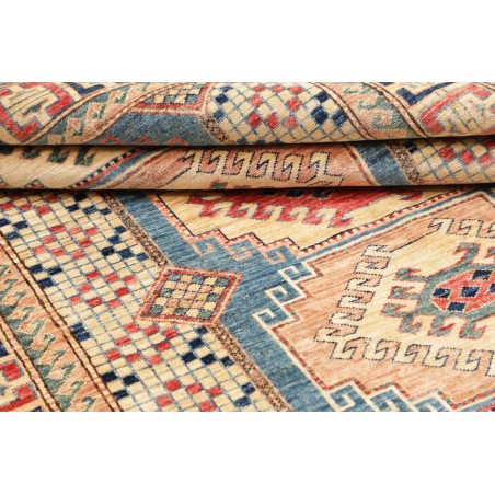 Tappeto Kazak Fine Pakistan beige grigio 146x205
