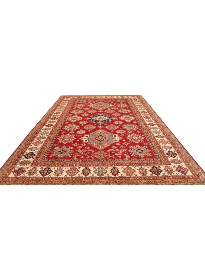 Tappeto Kazak Fine Pakistan marrone giallo 280x370