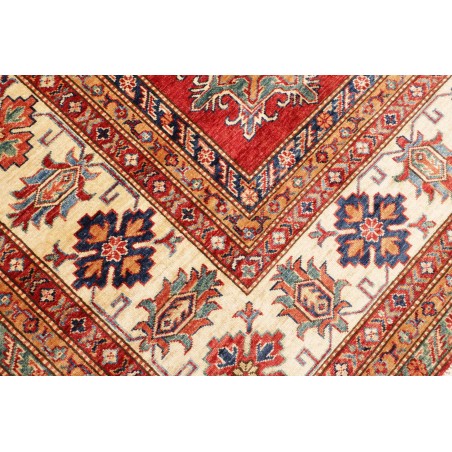 Tappeto Kazak Fine Pakistan marrone giallo 280x370