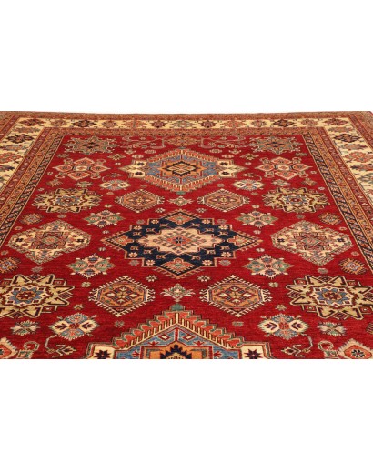 Tappeto Kazak Fine Pakistan marrone giallo 280x370