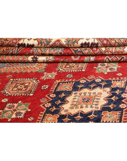 Tappeto Kazak Fine Pakistan marrone giallo 280x370