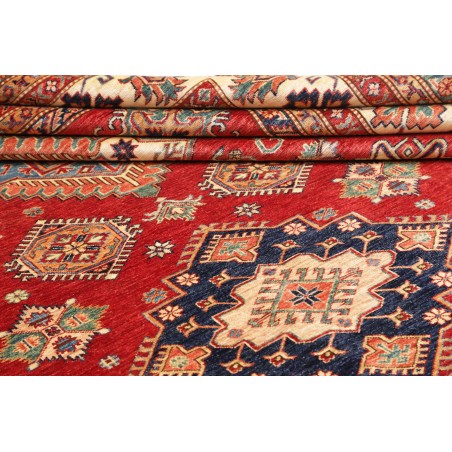Tappeto Kazak Fine Pakistan marrone giallo 280x370