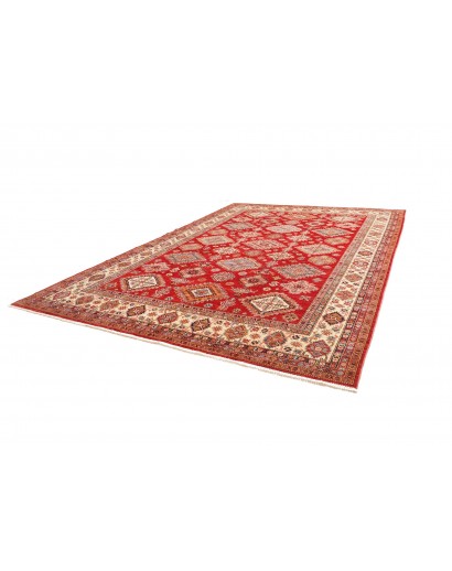 Tappeto Kazak Fine Pakistan marrone grigio 297x410