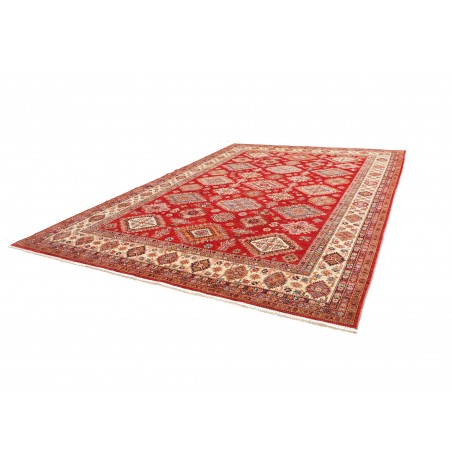 Tappeto Kazak Fine Pakistan marrone grigio 297x410
