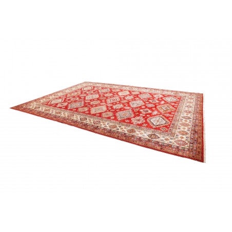 Tappeto Kazak Fine Pakistan marrone grigio 297x410