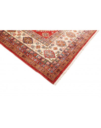 Tappeto Kazak Fine Pakistan marrone grigio 297x410