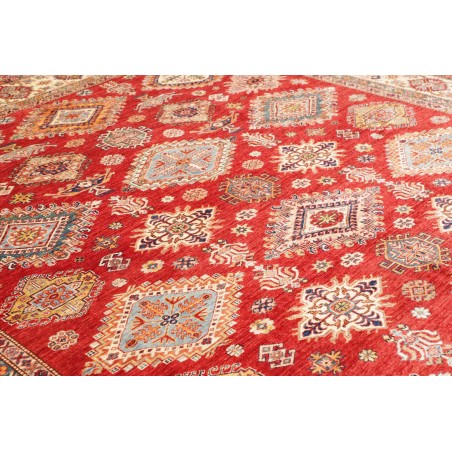 Tappeto Kazak Fine Pakistan marrone grigio 297x410