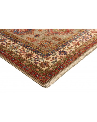 Tappeto Kazak Fine Pakistan arancione giallo 145x203
