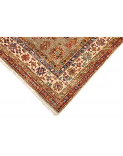 Tappeto Kazak Fine Pakistan arancione giallo 145x203