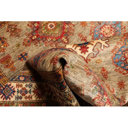 Tappeto Kazak Fine Pakistan arancione giallo 145x203