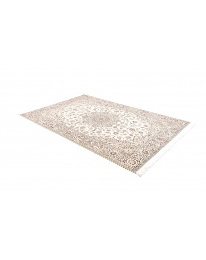 Tappeto Nain 6La Persia bianco azzurro 160x245