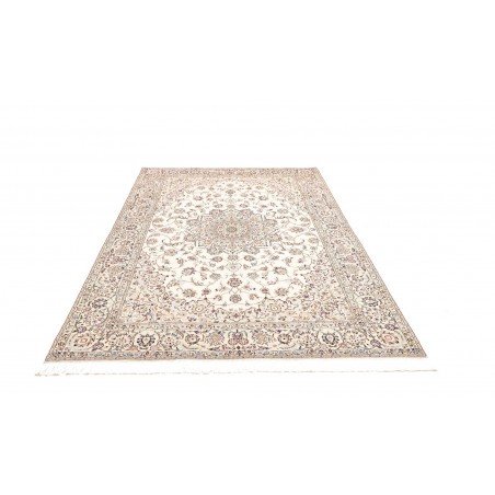 Tappeto Nain 6La Persia bianco azzurro 160x245