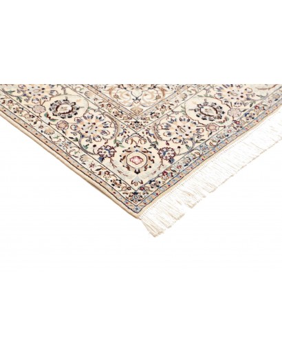 Tappeto Nain 6La Persia bianco azzurro 160x245