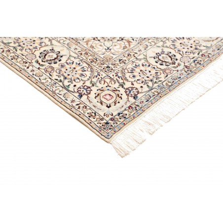 Tappeto Nain 6La Persia bianco azzurro 160x245
