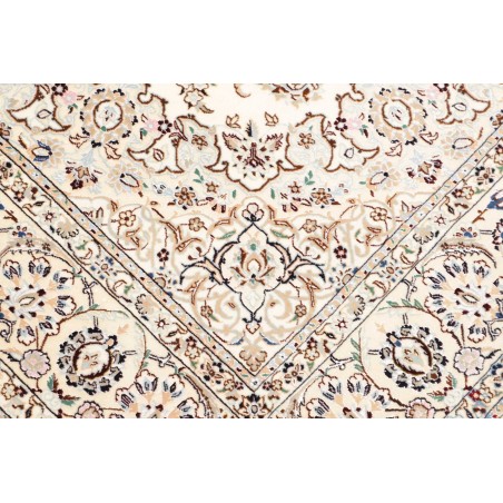 Tappeto Nain 6La Persia bianco azzurro 160x245
