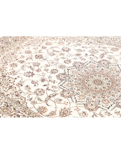 Tappeto Nain 6La Persia bianco azzurro 160x245
