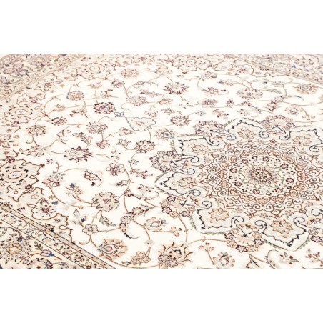 Tappeto Nain 6La Persia bianco azzurro 160x245