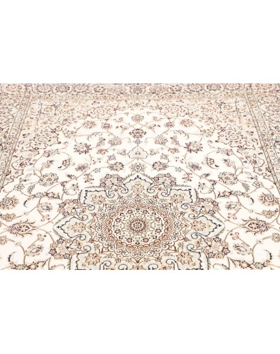 Tappeto Nain 6La Persia bianco azzurro 160x245