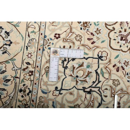 Tappeto Nain 6La Persia bianco azzurro 160x245
