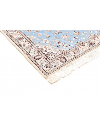 Tappeto Nain 6La Persia bianco blu 85x440
