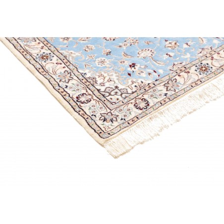 Tappeto Nain 6La Persia bianco blu 85x440