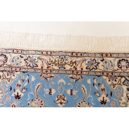 Tappeto Nain 6La Persia bianco blu 85x440