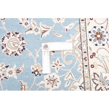 Tappeto Nain 6La Persia bianco blu 85x440