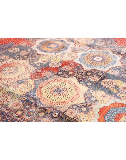 Tappeto Mamlouk Pakistan marrone azzurro 248x299