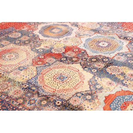 Tappeto Mamlouk Pakistan marrone azzurro 248x299