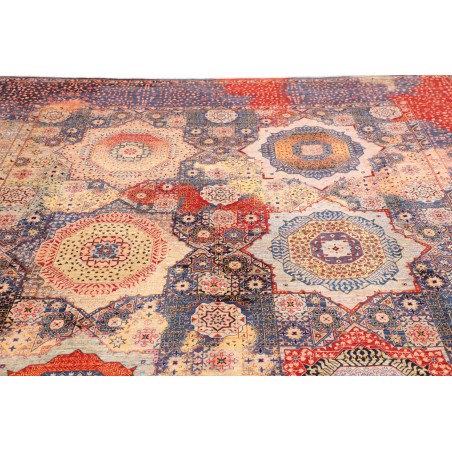 Tappeto Mamlouk Pakistan marrone azzurro 248x299
