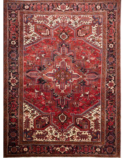 Tappeto Gorawan Persia marrone giallo 220x295