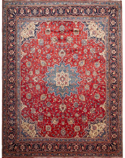 Tappeto Sarough Persia marrone grigio 306x395