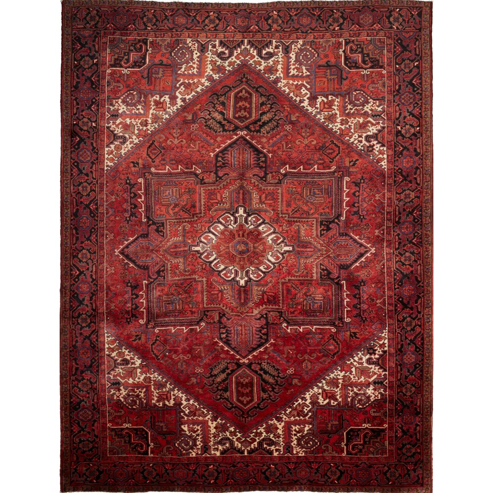 Tappeto Gorawan Persia marrone blu 268x350 Tappeto Gorawan Persia marrone blu 268x350