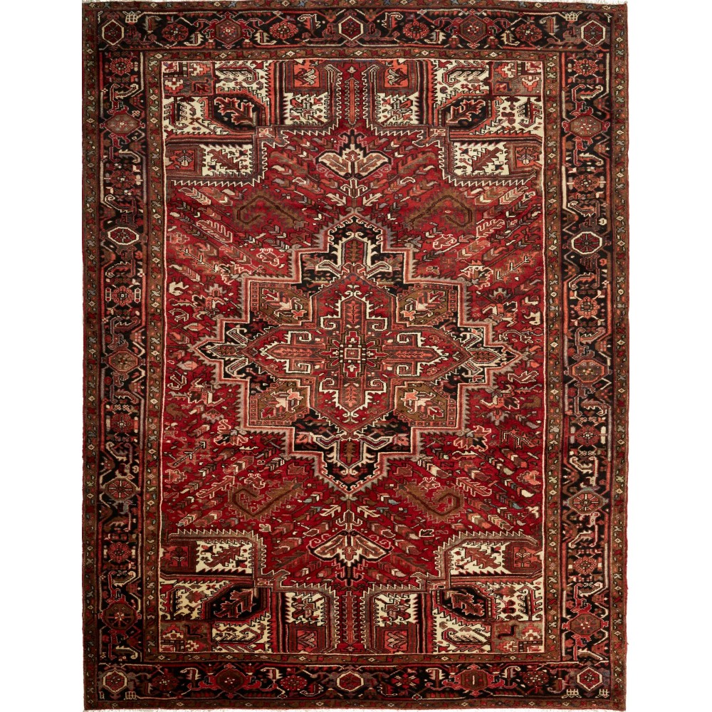 Tappeto Gorawan Persia marrone blu 255x340 Tappeto Gorawan Persia marrone blu 255x340