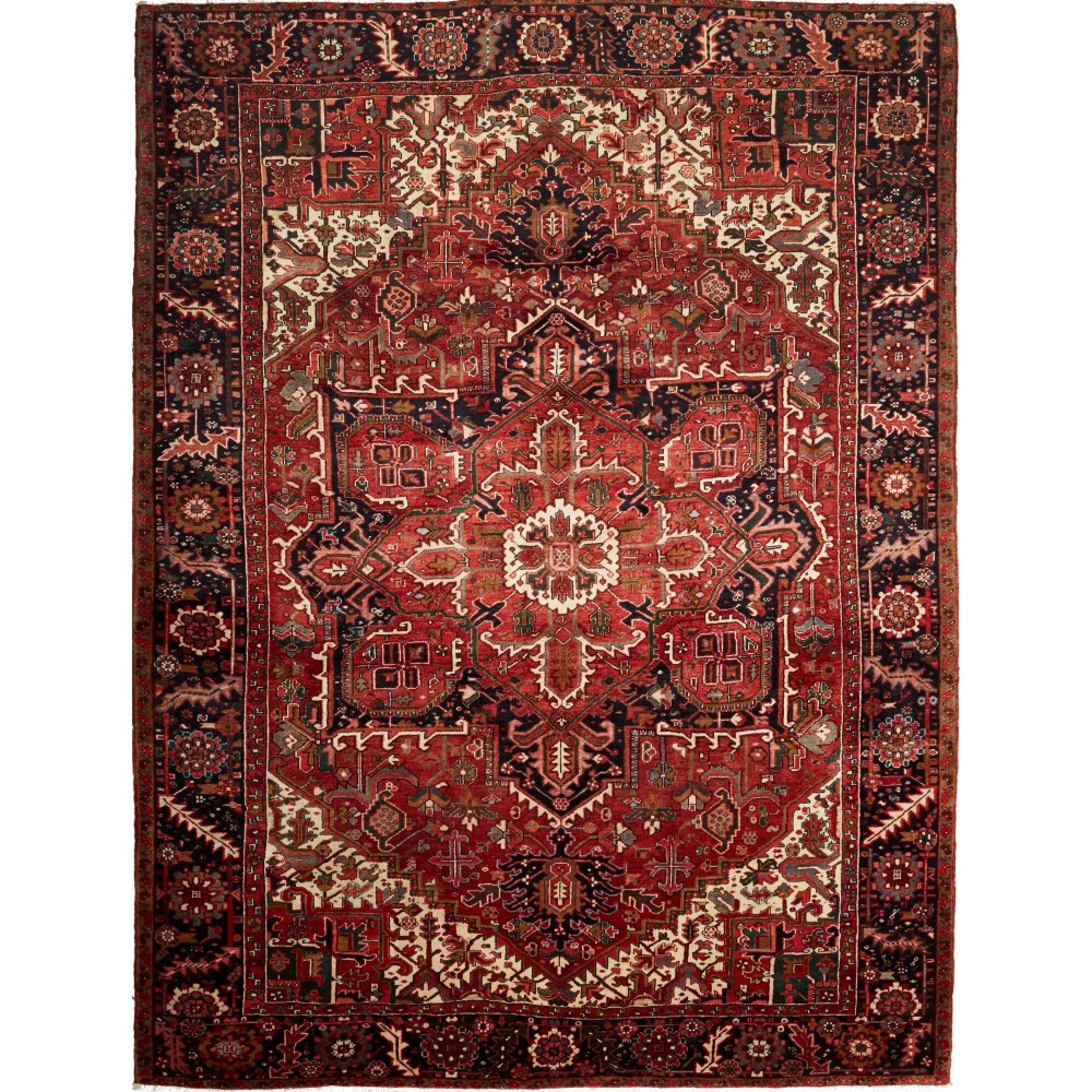 Tappeto Gorawan Persia marrone blu 270x353 Tappeto Gorawan Persia marrone blu 270x353