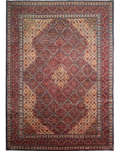 Tappeto Sarough Persia azzurro marrone 247x350