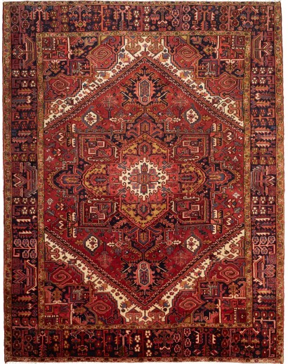 Tappeto Gorawan Persia marrone arancione 259x333