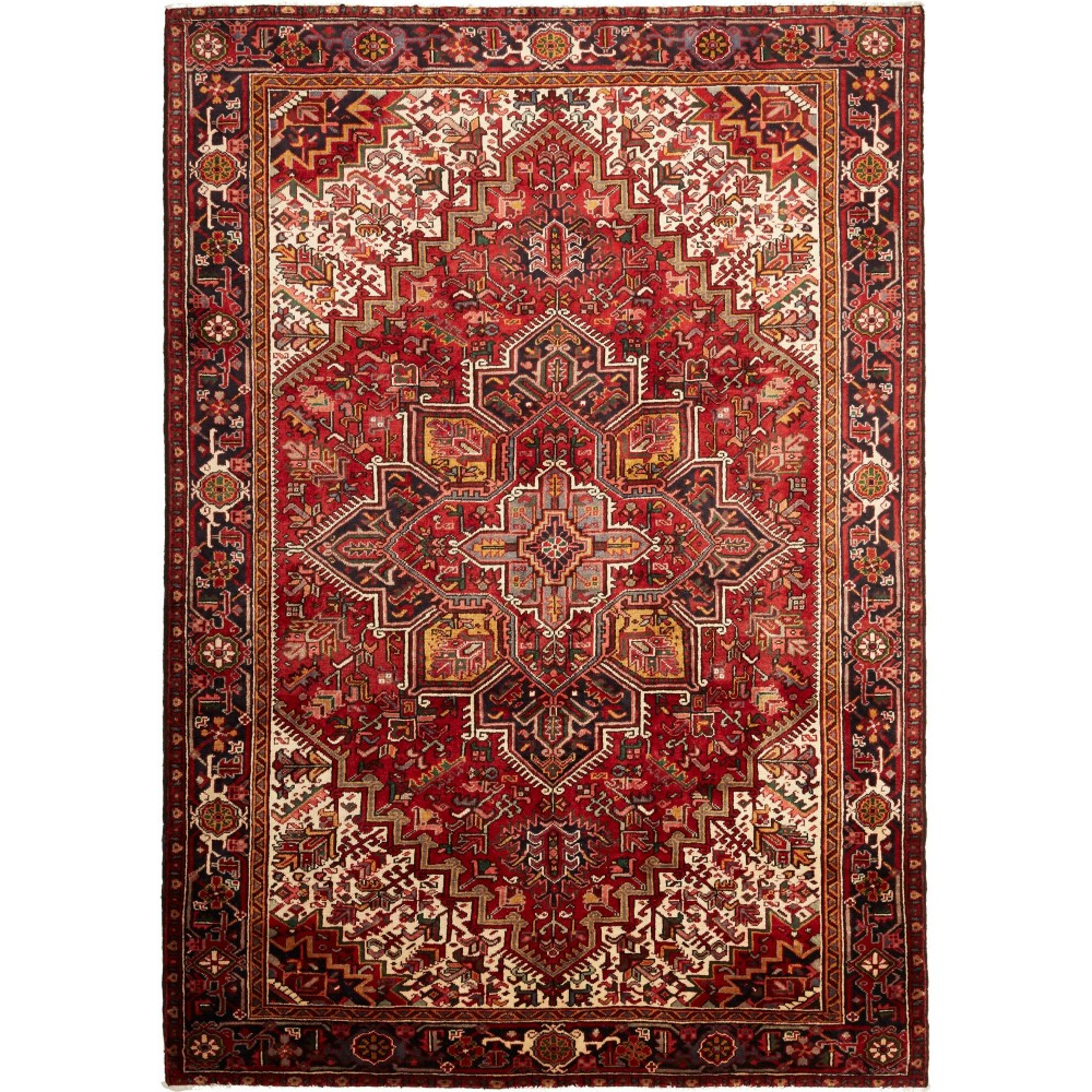 Tappeto Gorawan Persia marrone blu 222x311 Tappeto Gorawan Persia marrone blu 222x311