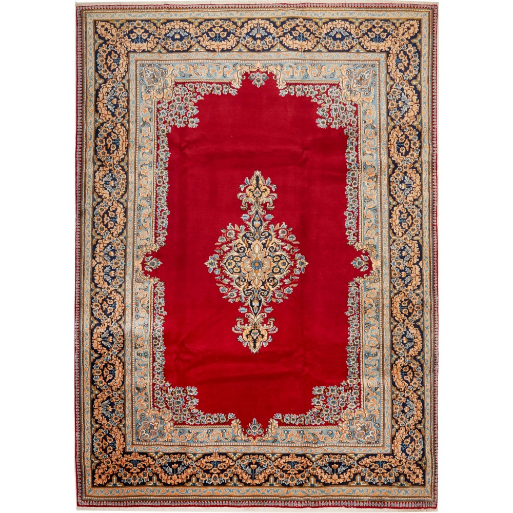 Tappeto Kerman Persia marrone grigio 237x332 Tappeto Kerman Persia marrone grigio 237x332